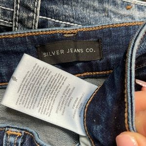 Silver stretch straight leg